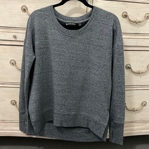 Grey Athleta Coaster Luxe Sweatshirt